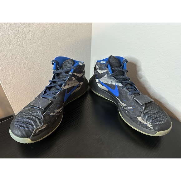 NIKE KD Trey 5 III Mens Sz 12 Black Blue Kevin Durant 2015 Basketball Shoes - Picture 5 of 11